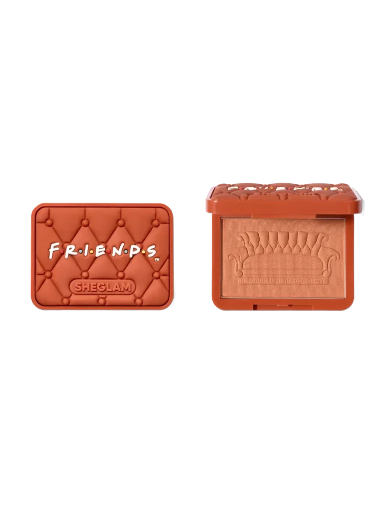 FRIENDS™ – SHEGLAM Take A Seat Velvet Sofa Blush