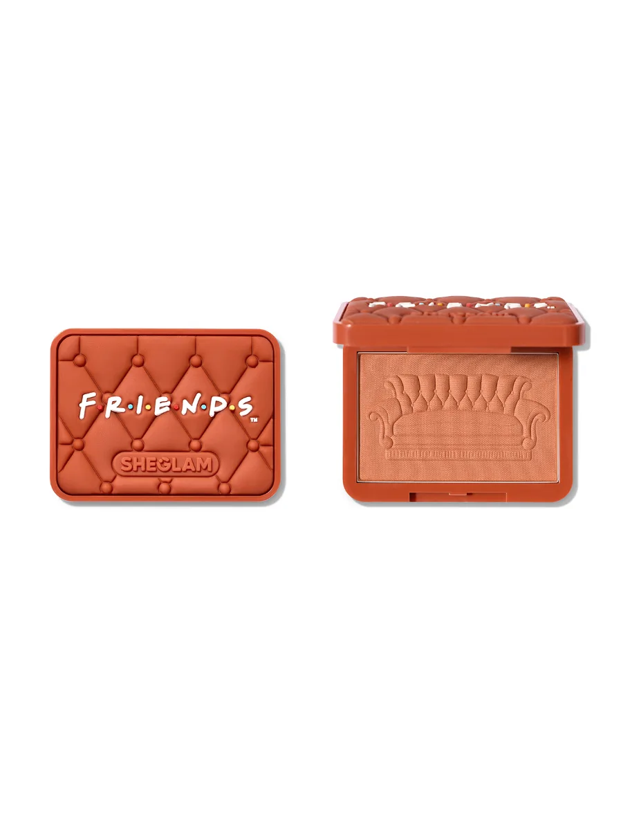 FRIENDS™ – SHEGLAM Take A Seat Velvet Sofa Blush